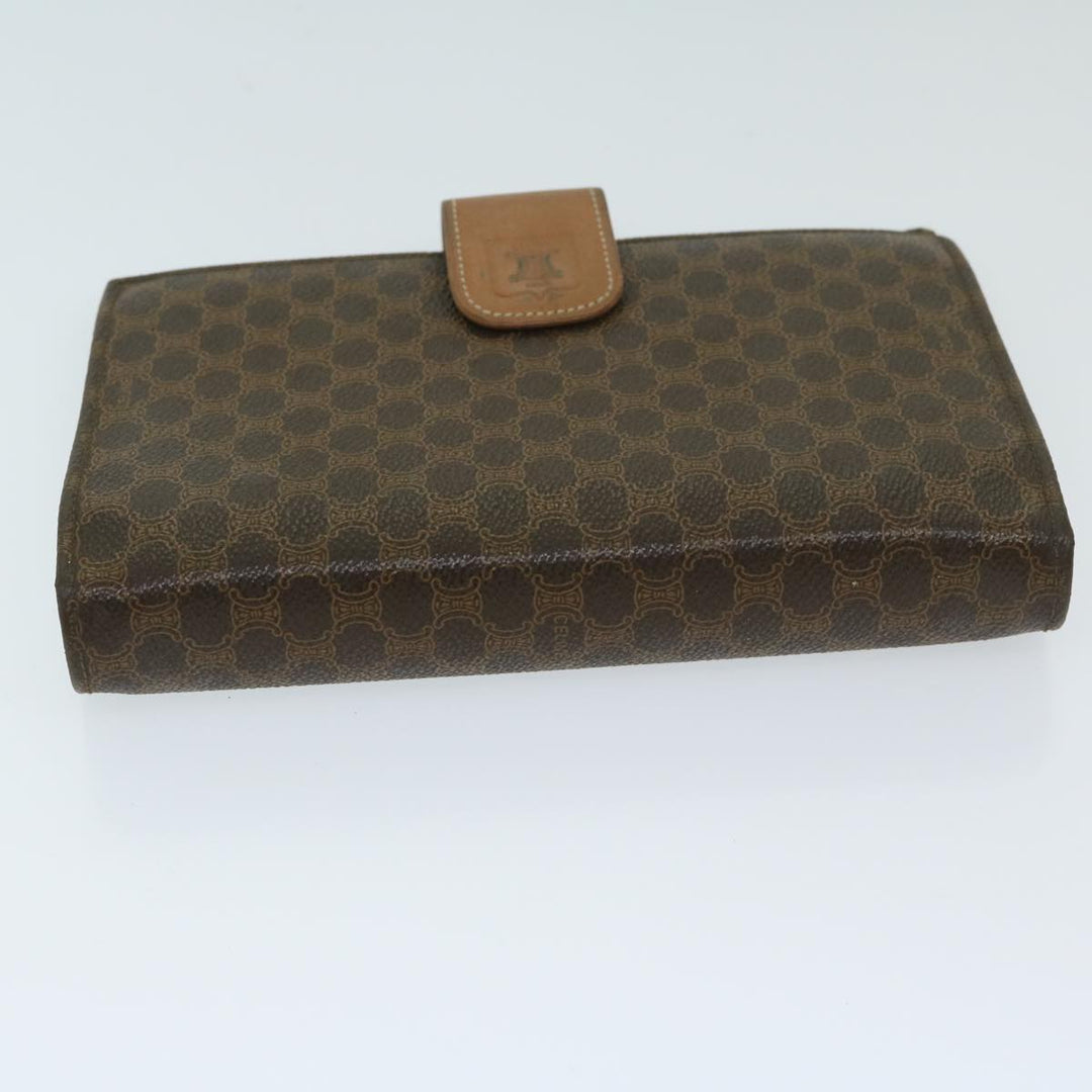 Celine Macadam Canvas Day Planner Cover PVC Brown  am5982