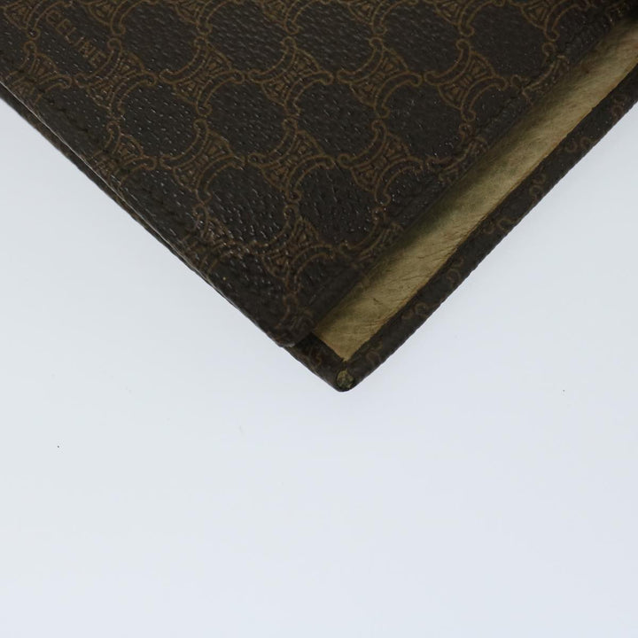 Celine Macadam Canvas Day Planner Cover PVC Brown  am5982