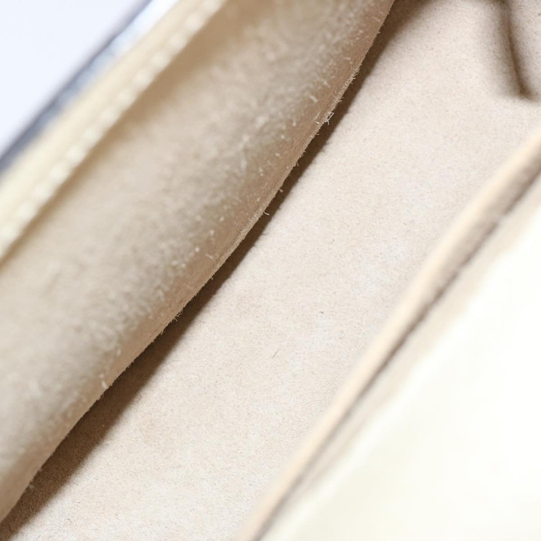 Chloe Nile Small Bracelet Hand Bag Leather 2way Cream am6005