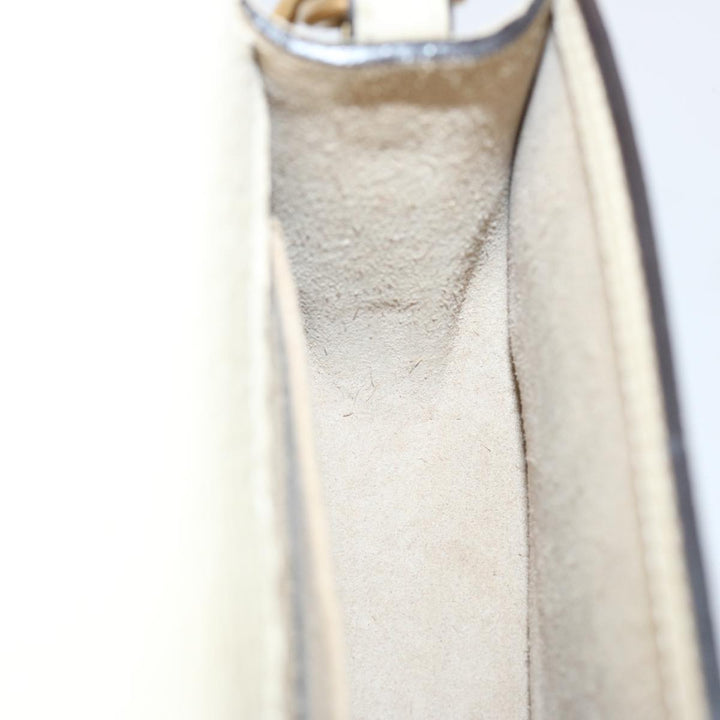 Chloe Nile Small Bracelet Hand Bag Leather 2way Cream am6005