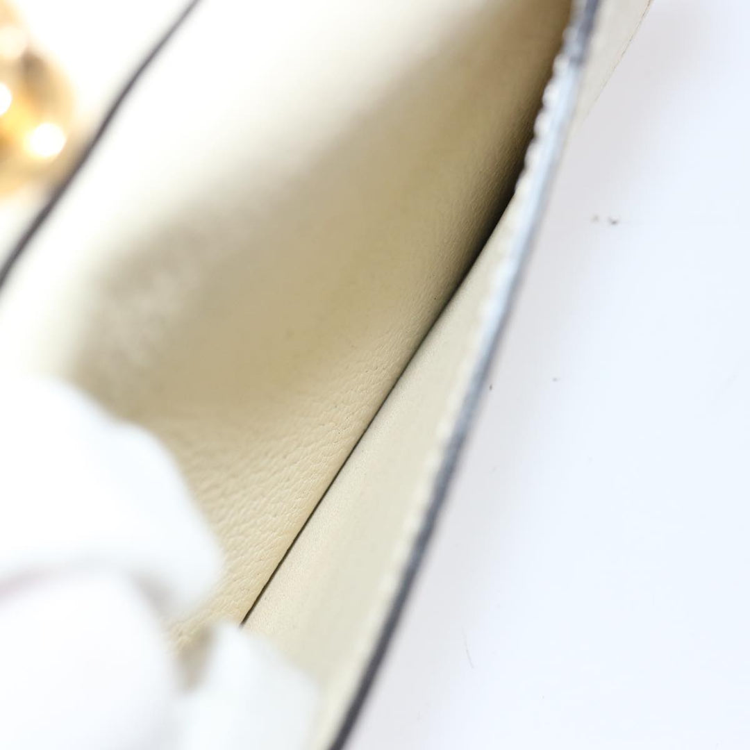 Chloe Nile Small Bracelet Hand Bag Leather 2way Cream am6005