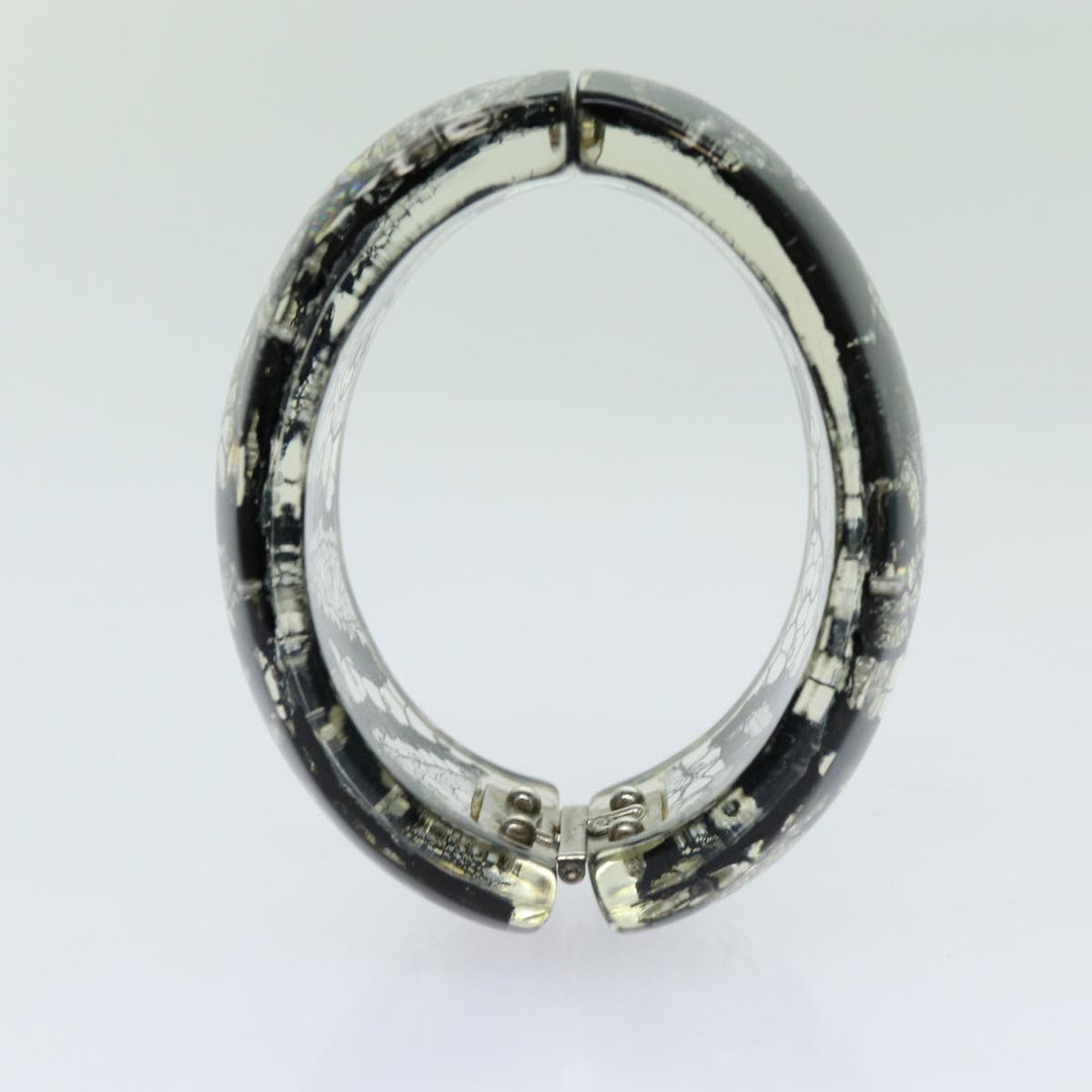 Top Quality Chanel COCO Mark Bracelet Black CC Auth am6015