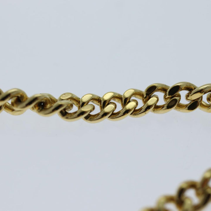 CHRISTIAN Top quality Dior Bracelet Metal Gold Auth am6231