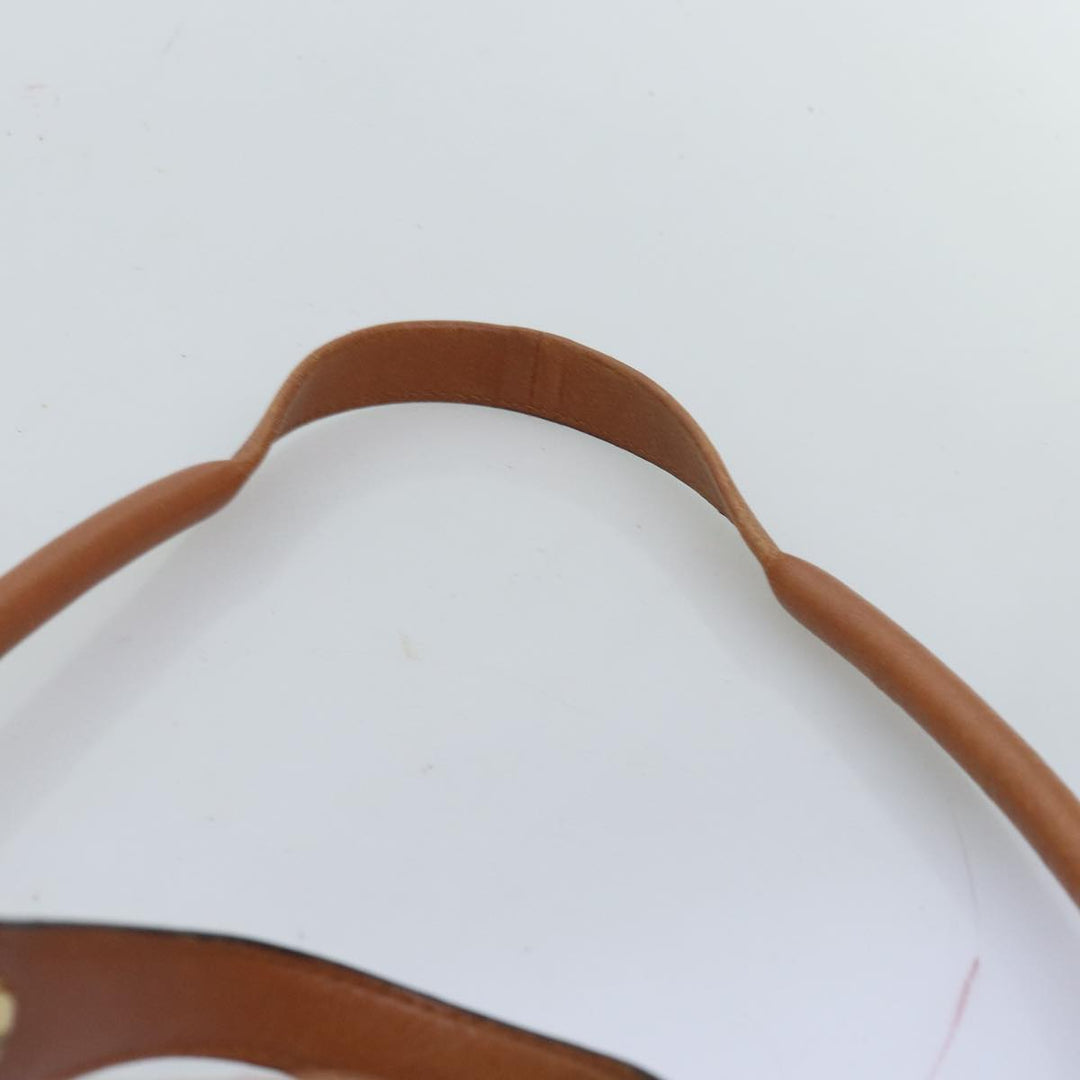 Chloe Paraty Hand Bag Leather 2way Brown am6238