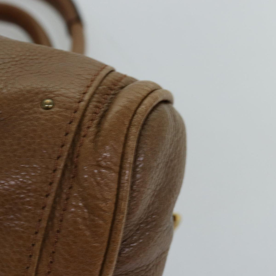 Chloe Paddington Hand Bag Leather Brown am6253