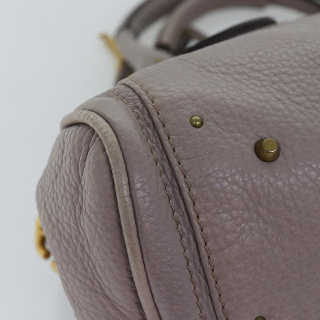 Chloe Paddington Hand Bag Leather Gray 03 09 51 5191 am6259