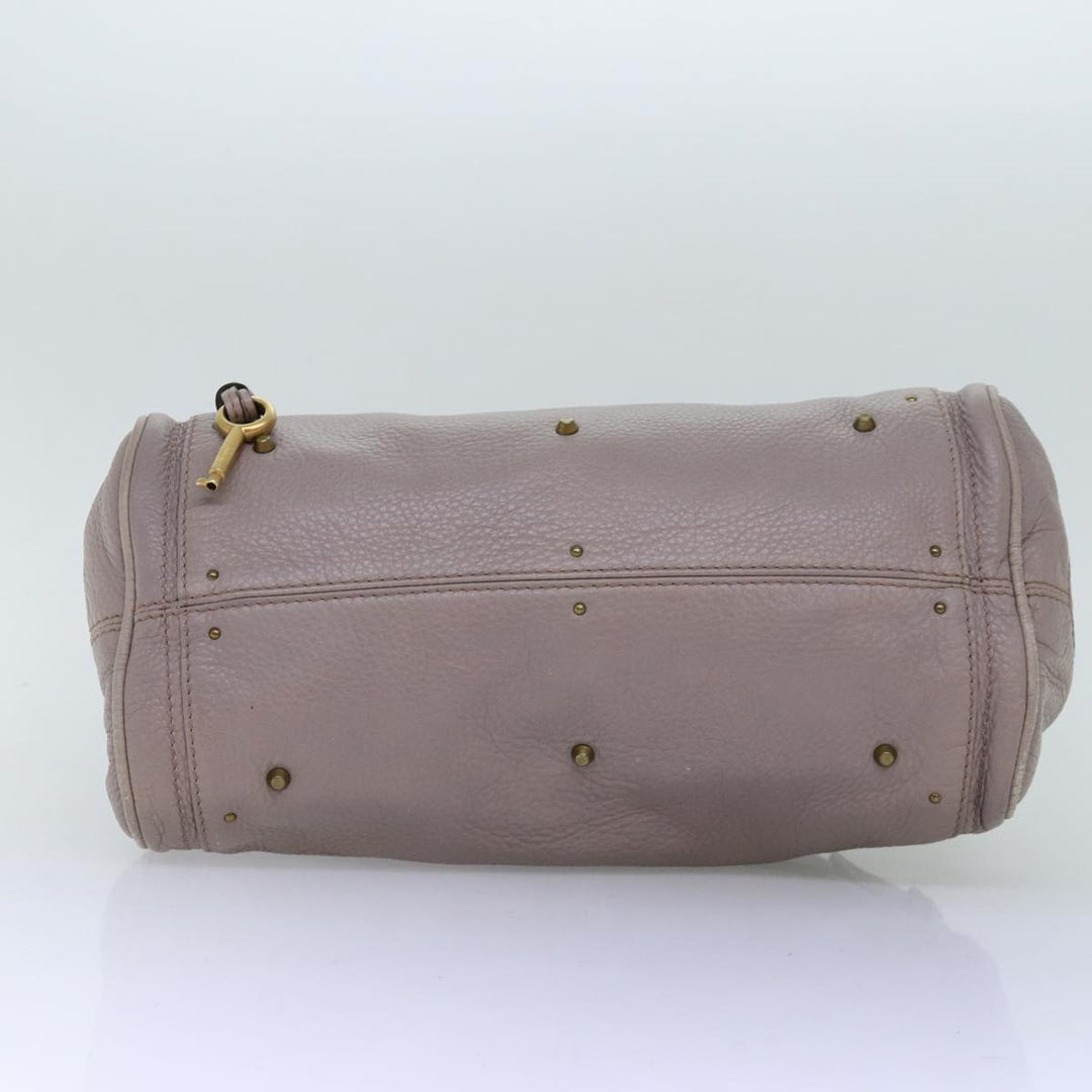 Chloe Paddington Hand Bag Leather Gray 03 09 51 5191 am6259