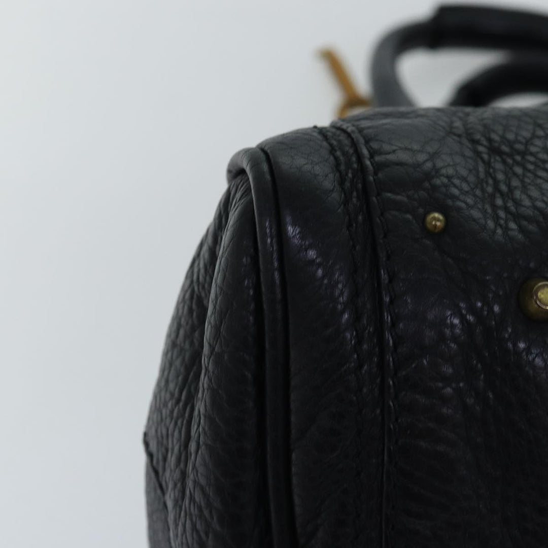 Chloe Paddington Hand Bag Leather Black am6266