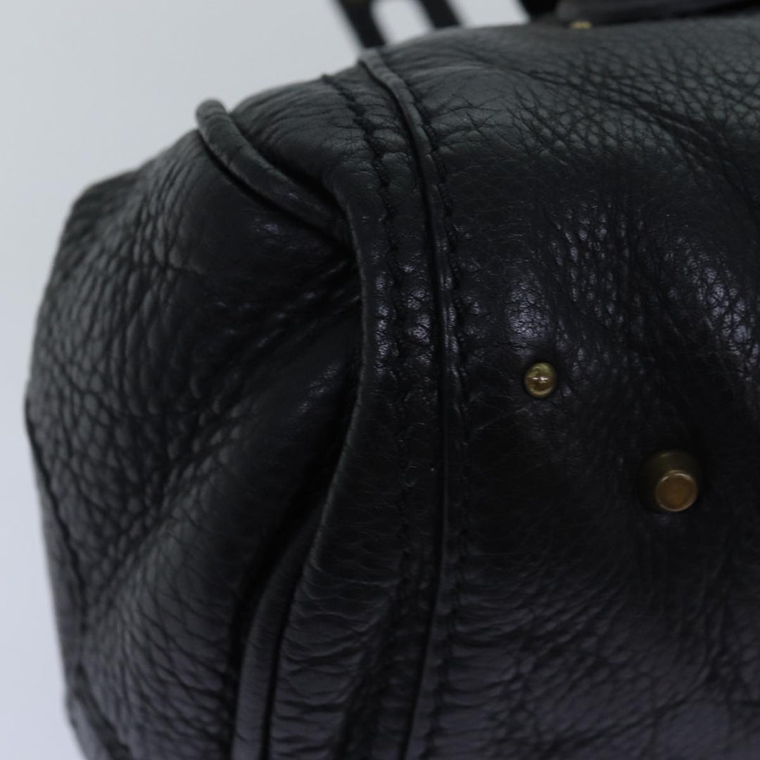 Chloe Paddington Hand Bag Leather Black am6266
