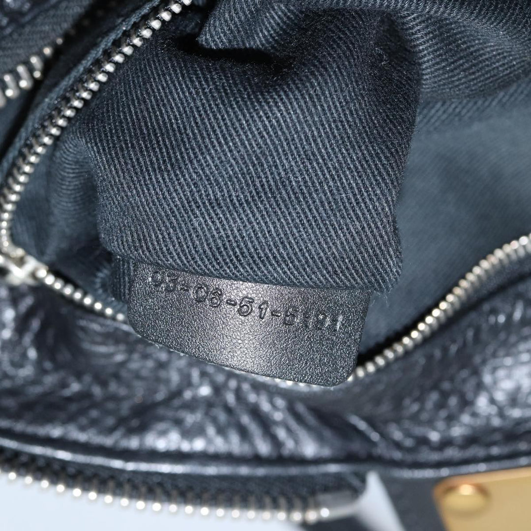 Chloe Paddington Hand Bag Leather Black am6266