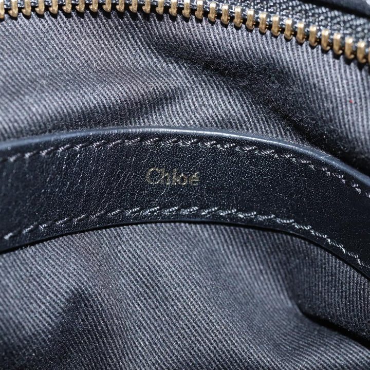 Chloe Hand Bag Leather Orange am6413