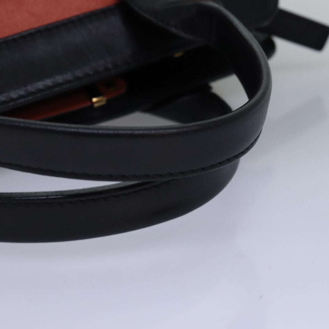 Chloe Hand Bag Leather Orange am6413