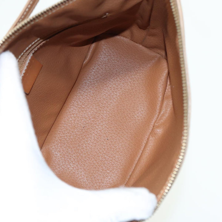 Celine Macadam Canvas Shoulder Bag PVC Leather 2Set Beige Brown Auth am6537