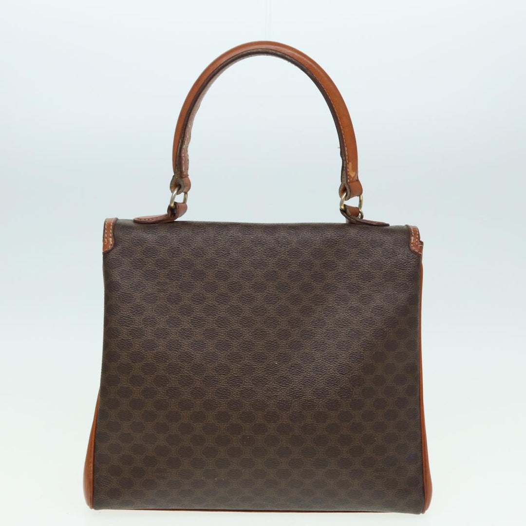 Celine Macadam Canvas Shoulder Bag PVC Leather 2Set Beige Brown Auth am6537