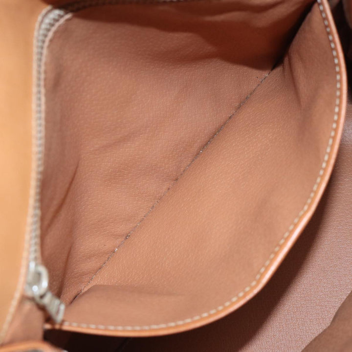 Celine Macadam Canvas Shoulder Bag PVC Leather 2Set Beige Brown Auth am6537