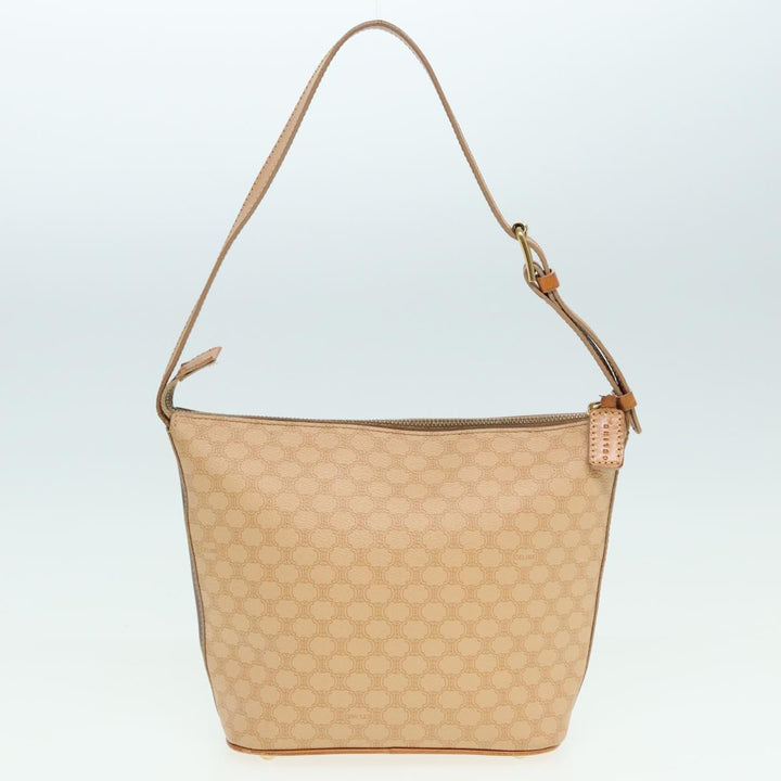 Celine Macadam Canvas Shoulder Bag PVC Leather 2Set Beige Brown Auth am6537
