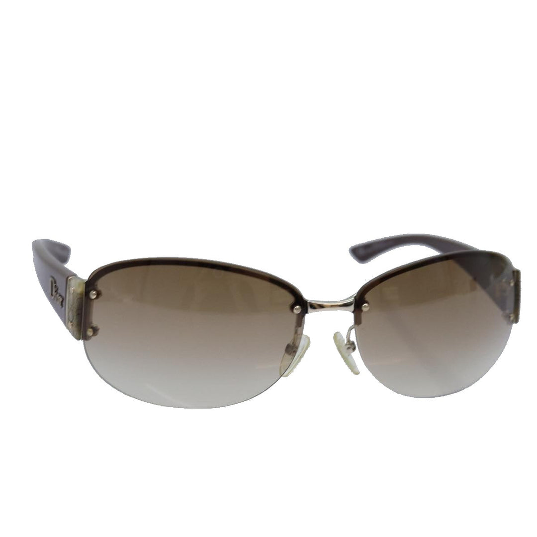 CHRISTIAN Top quality Dior Sunglasses Brown Auth am6576