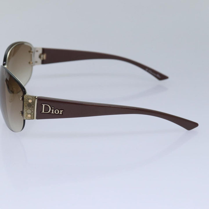 CHRISTIAN Top quality Dior Sunglasses Brown Auth am6576