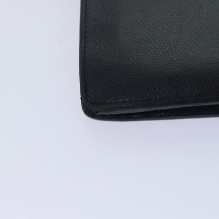 Top Quality Chanel COCO Mark Wallet Leather Black CC Auth am6579