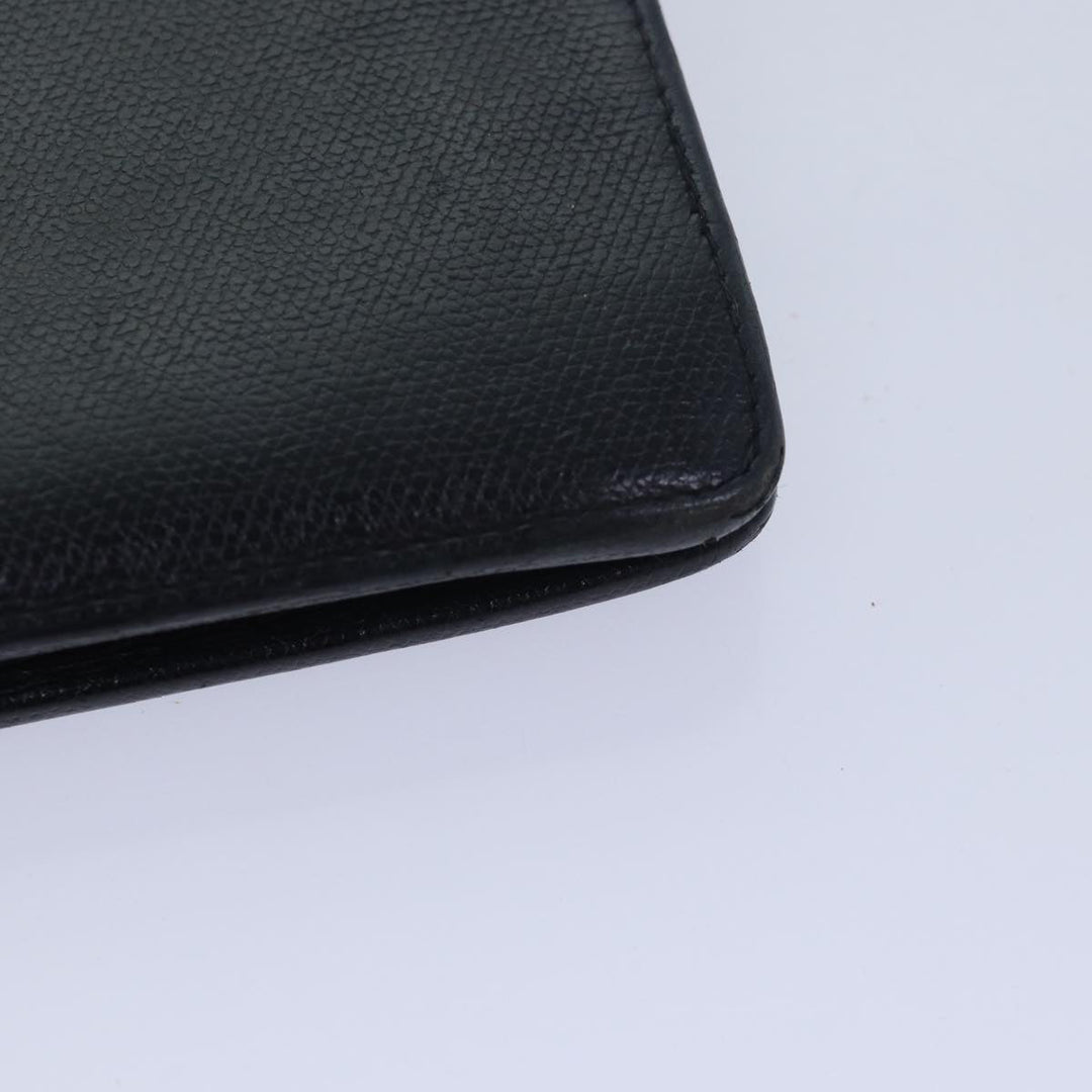 Top Quality Chanel COCO Mark Wallet Leather Black CC Auth am6579