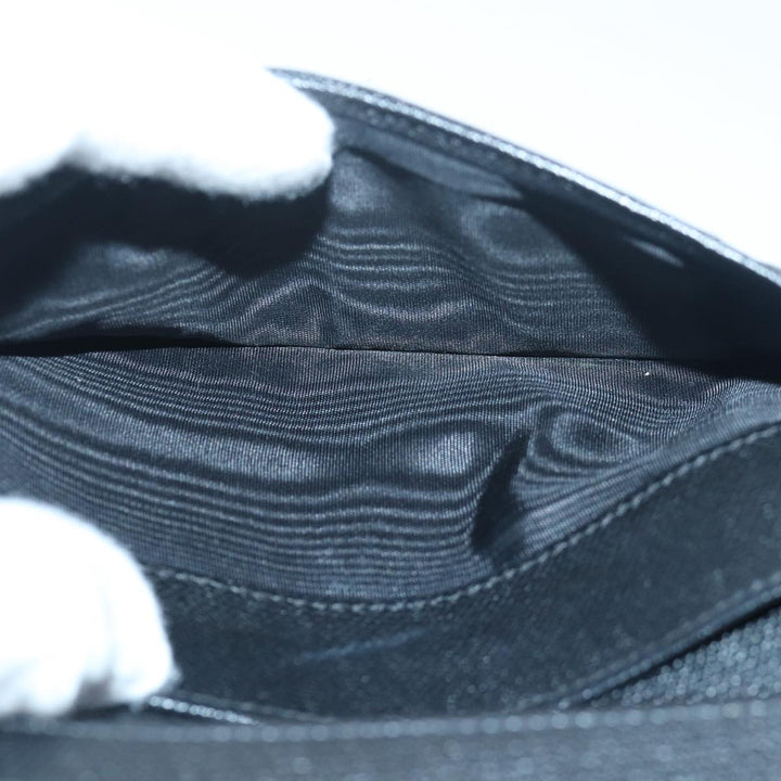 Top Quality Chanel COCO Mark Wallet Leather Black CC Auth am6579