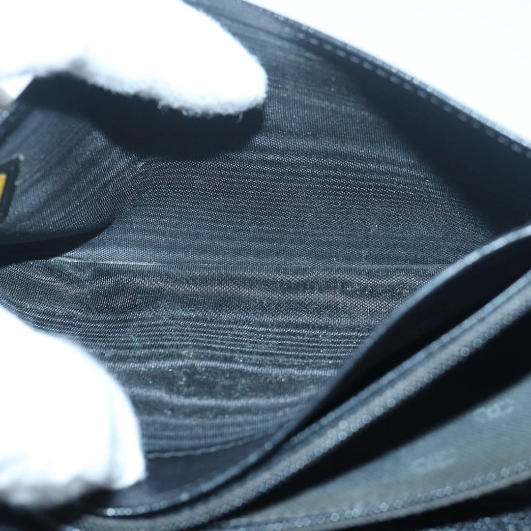 Top Quality Chanel COCO Mark Wallet Leather Black CC Auth am6579