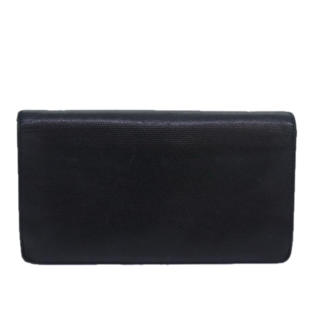 Top Quality Chanel COCO Mark Wallet Leather Black CC Auth am6579