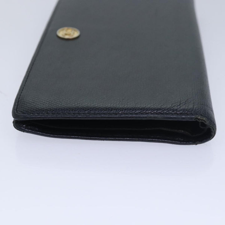 Top Quality Chanel COCO Mark Wallet Leather Black CC Auth am6579
