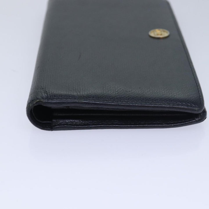 Top Quality Chanel COCO Mark Wallet Leather Black CC Auth am6579