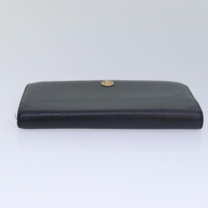 Top Quality Chanel COCO Mark Wallet Leather Black CC Auth am6579