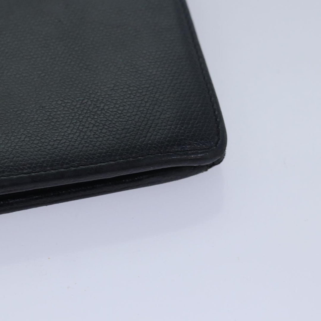 Top Quality Chanel COCO Mark Wallet Leather Black CC Auth am6579
