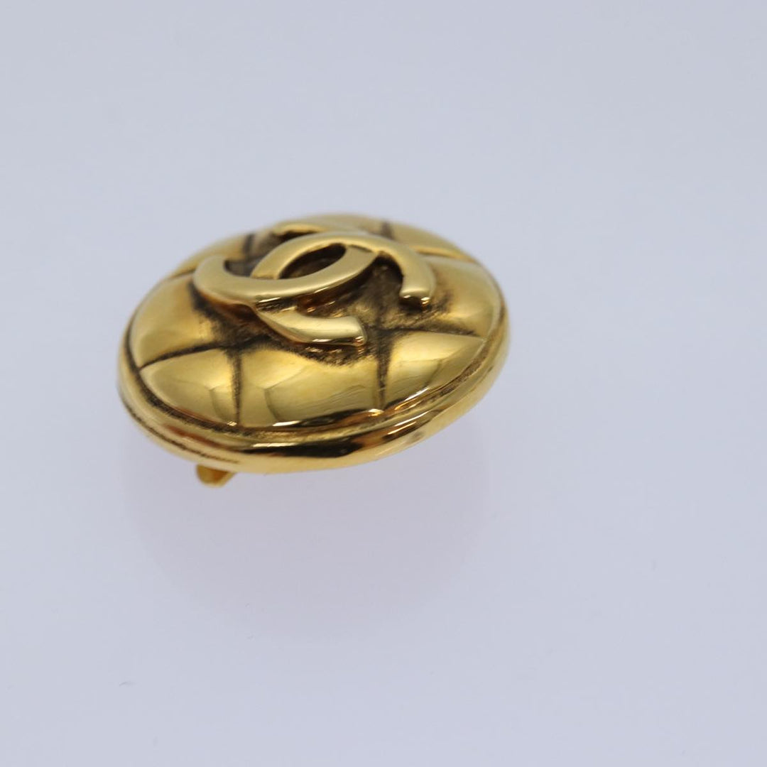 Top Quality Chanel COCO Mark Earring metal Gold CC Auth am6613