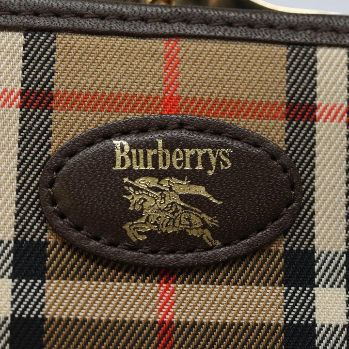 BurberrySs Nova Check Wallet Canvas Beige Auth am6671