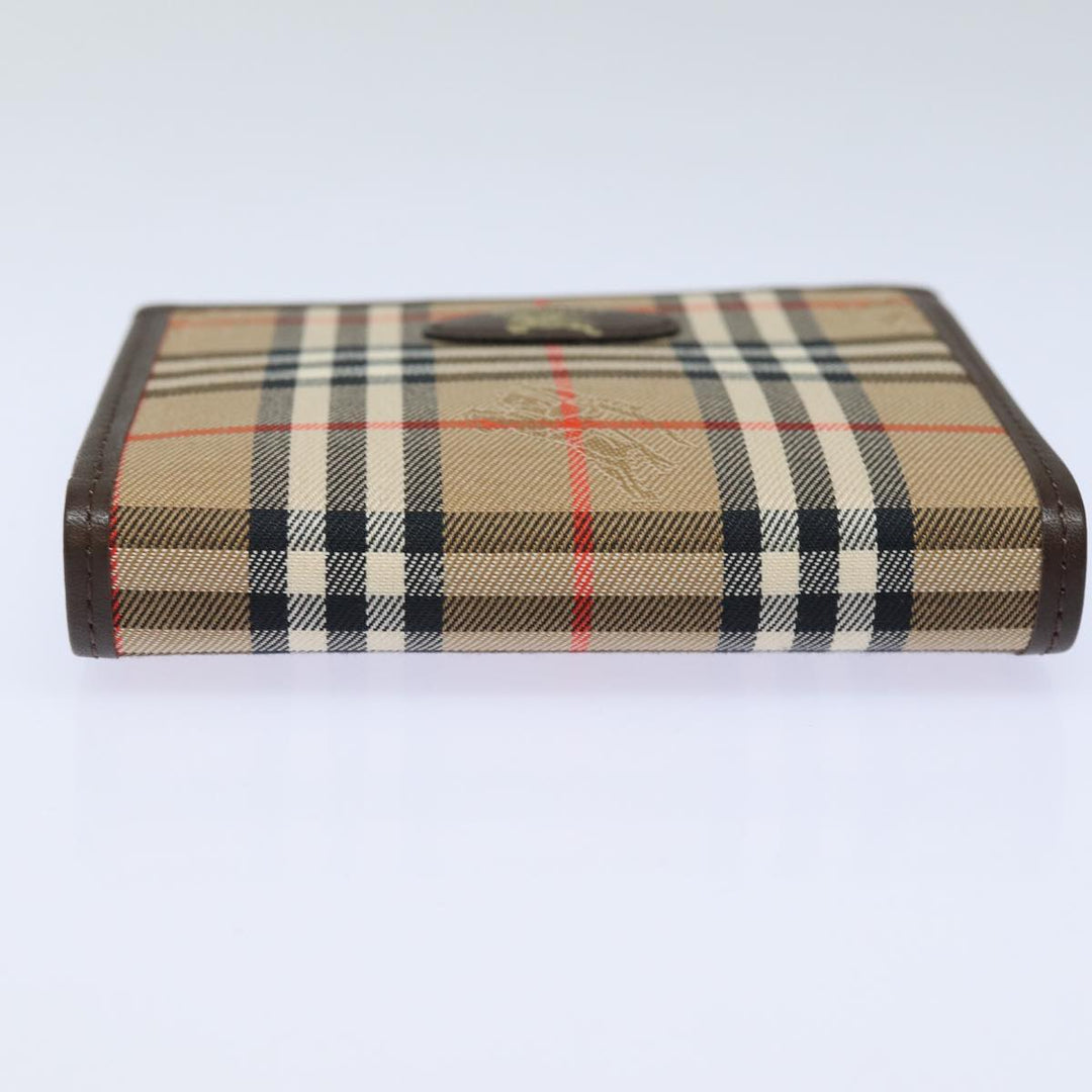 BurberrySs Nova Check Wallet Canvas Beige Auth am6671