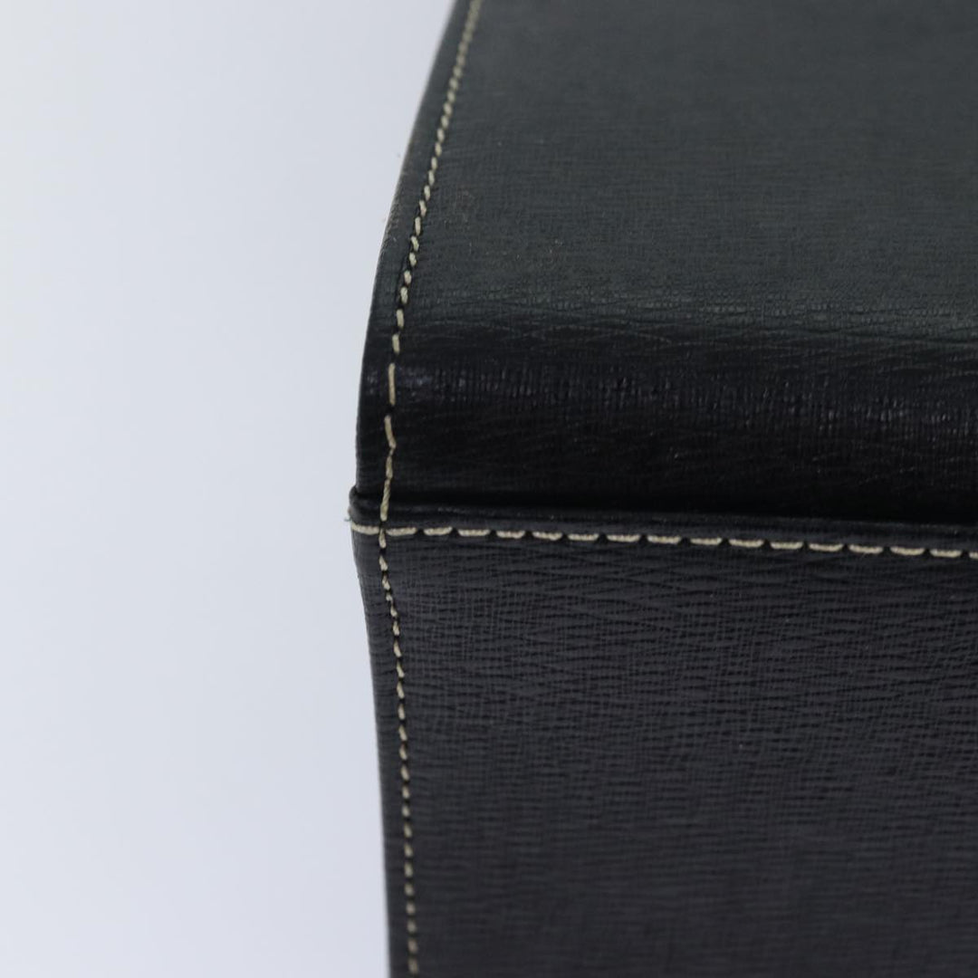 Top Quality BURBERRYSs Hand Bag Leather Black Auth am6686