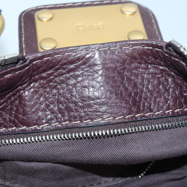 Chloe Paddington Hand Bag Leather Brown am6690
