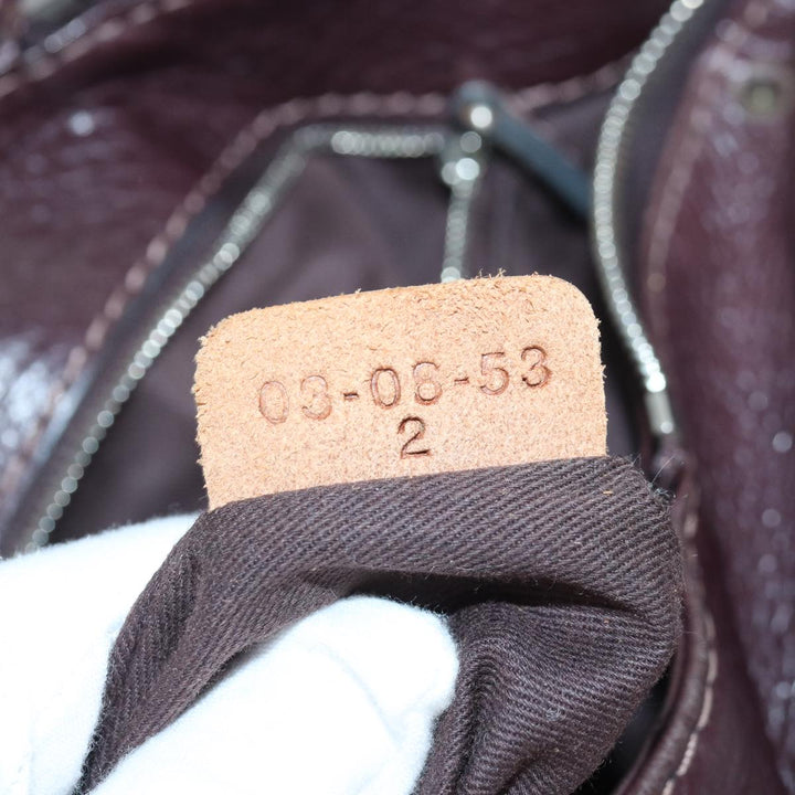 Chloe Paddington Hand Bag Leather Brown am6690