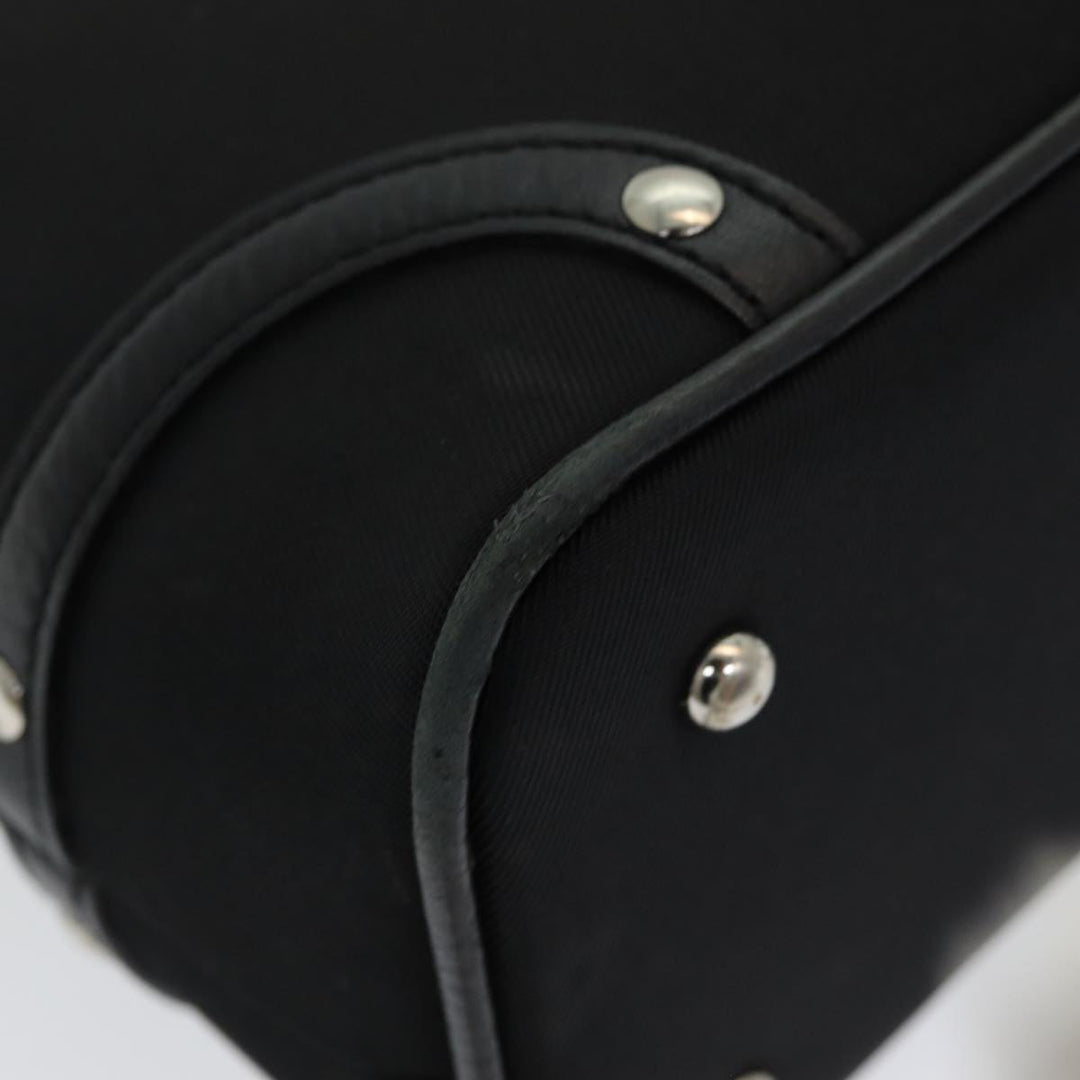 Burberry Nova Check Shoulder Bag Nylon Black Beige Auth am6696