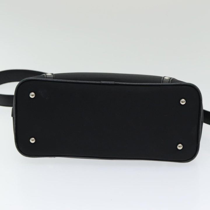 Burberry Nova Check Shoulder Bag Nylon Black Beige Auth am6696