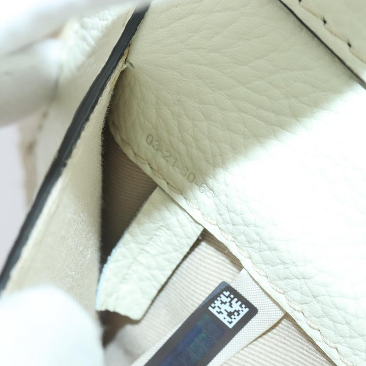 Chloe Mercy Hand Bag Straw Beige Gold am6837