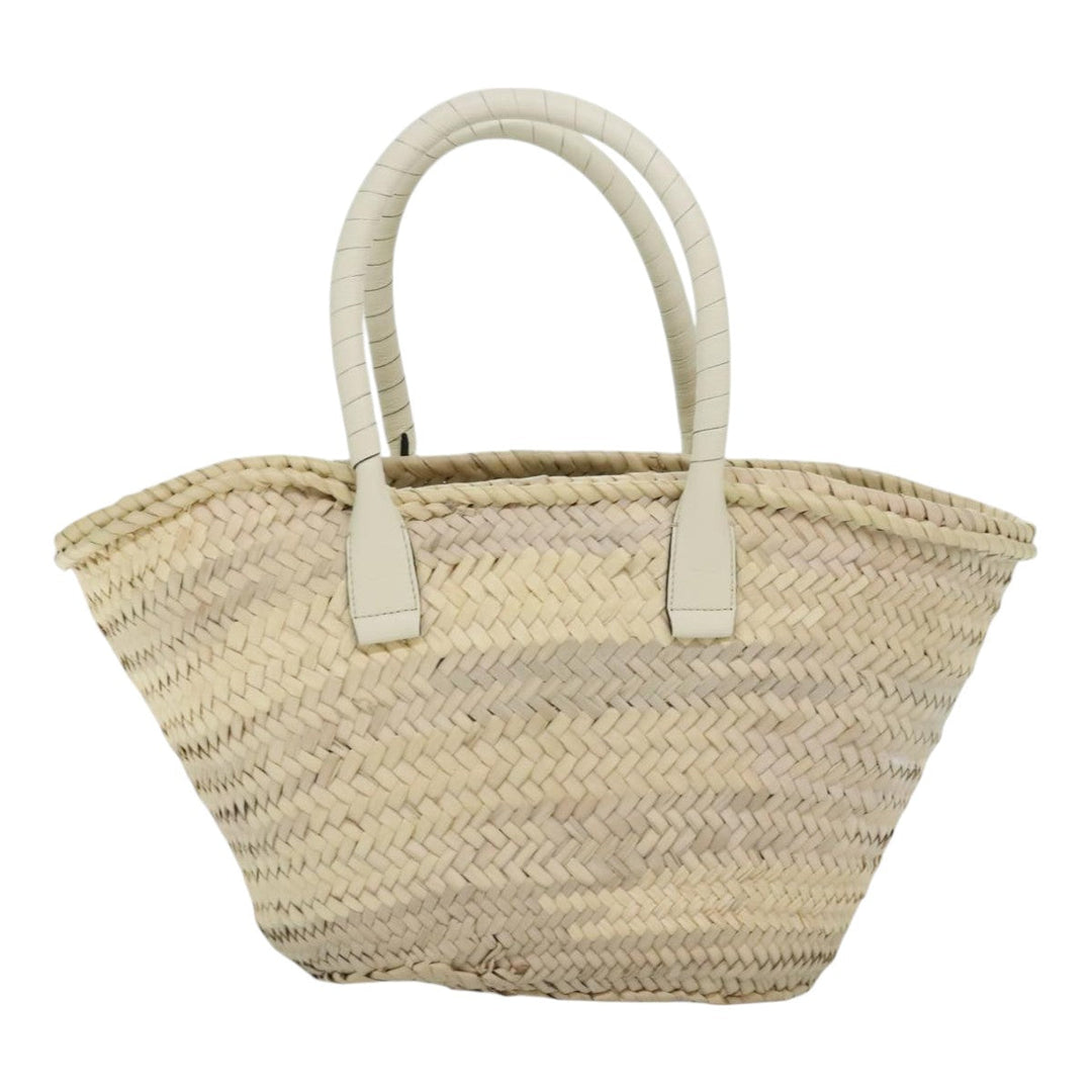 Chloe Mercy Hand Bag Straw Beige Gold am6837
