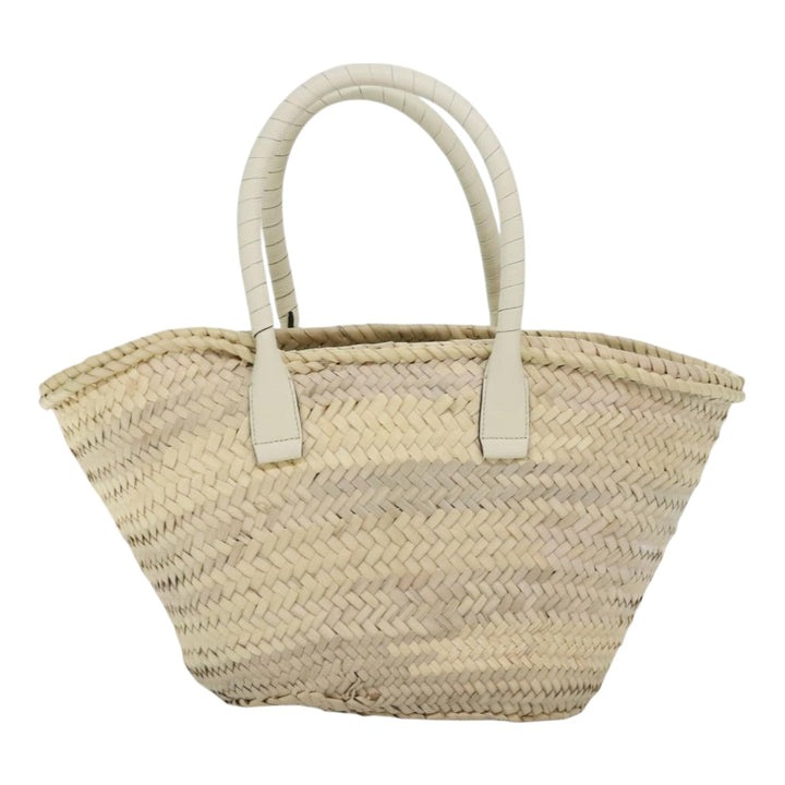 Chloe Mercy Hand Bag Straw Beige Gold am6837