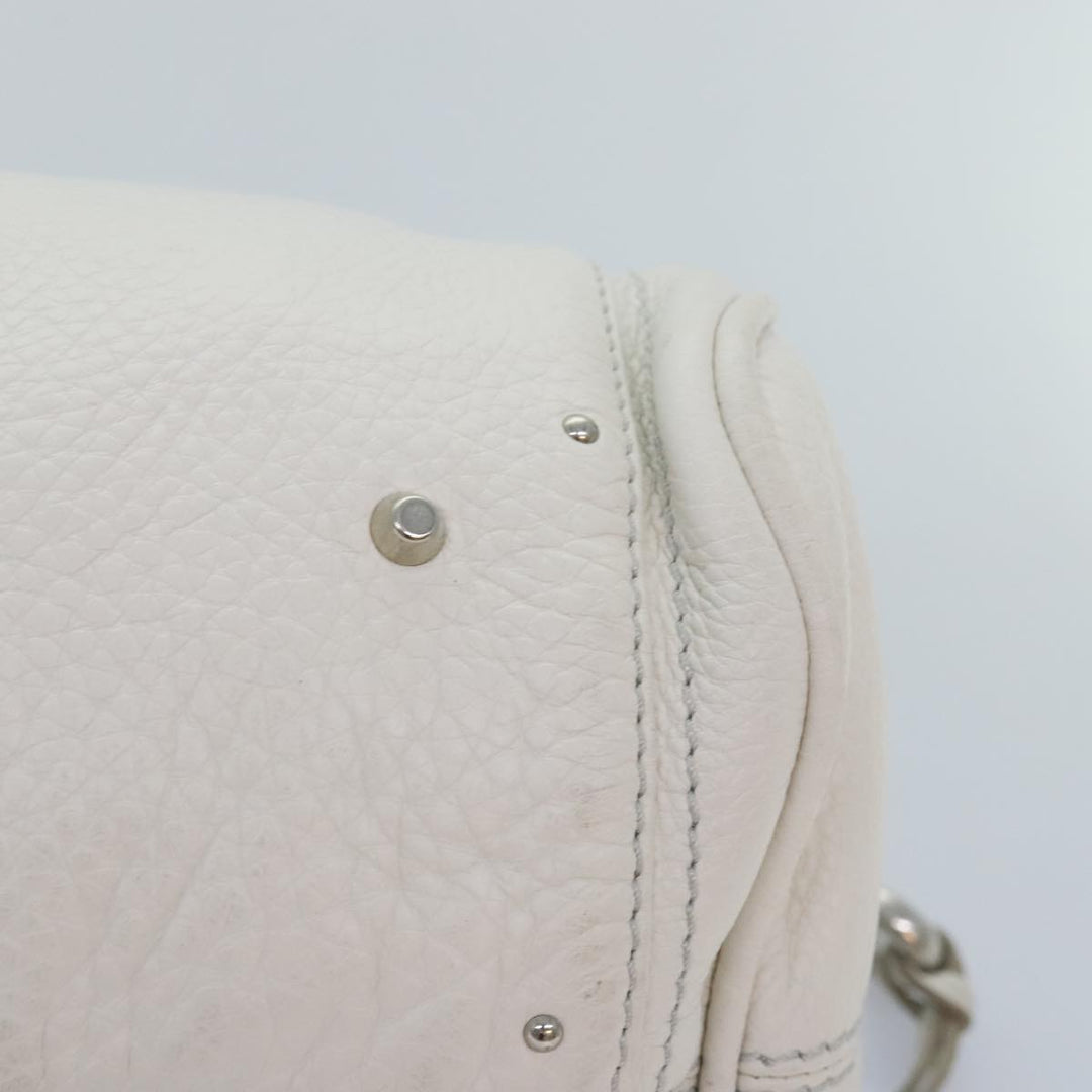 Chloe Paddington Hand Bag Leather White am6846