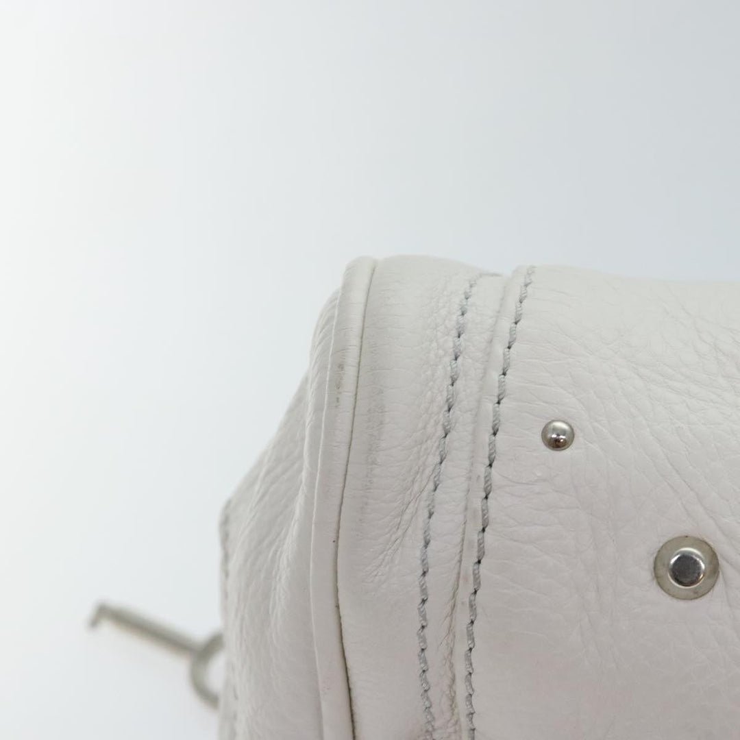 Chloe Paddington Hand Bag Leather White am6846
