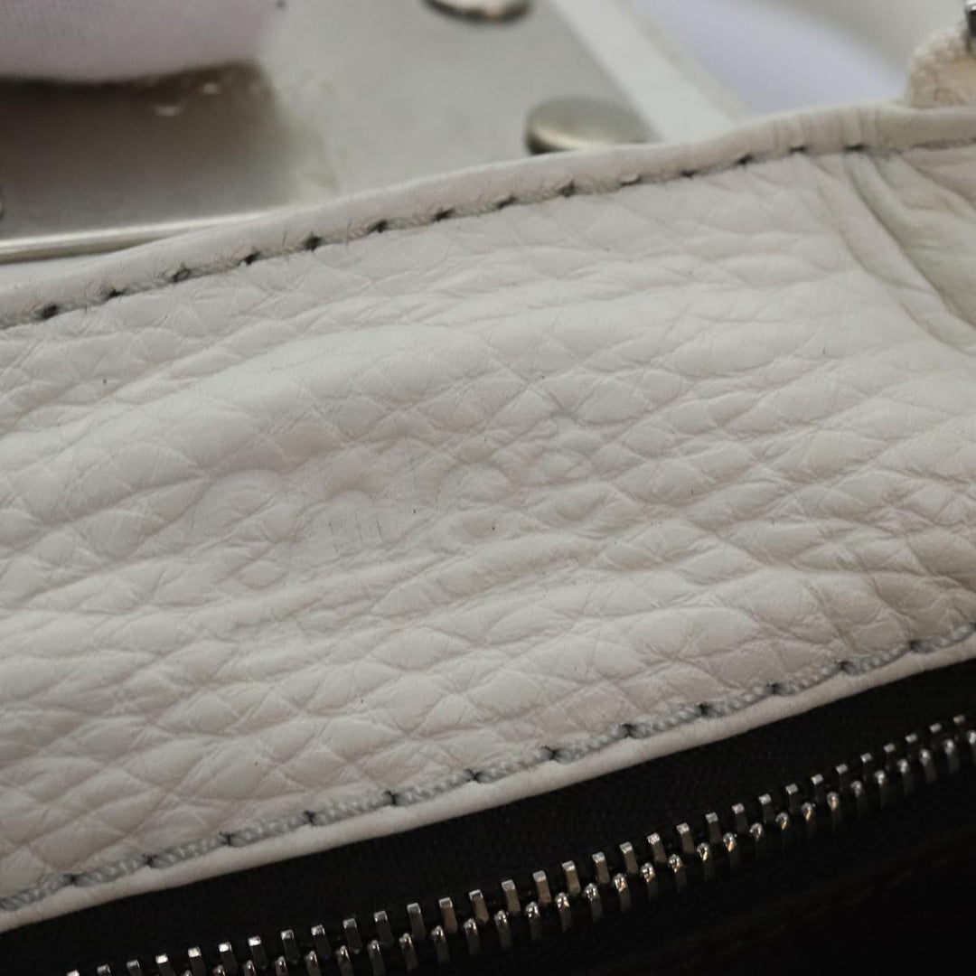 Chloe Paddington Hand Bag Leather White am6846