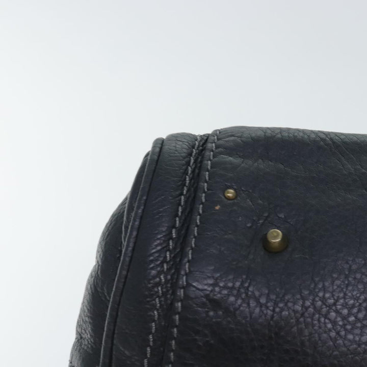 Chloe Paddington Hand Bag Leather Black am6847