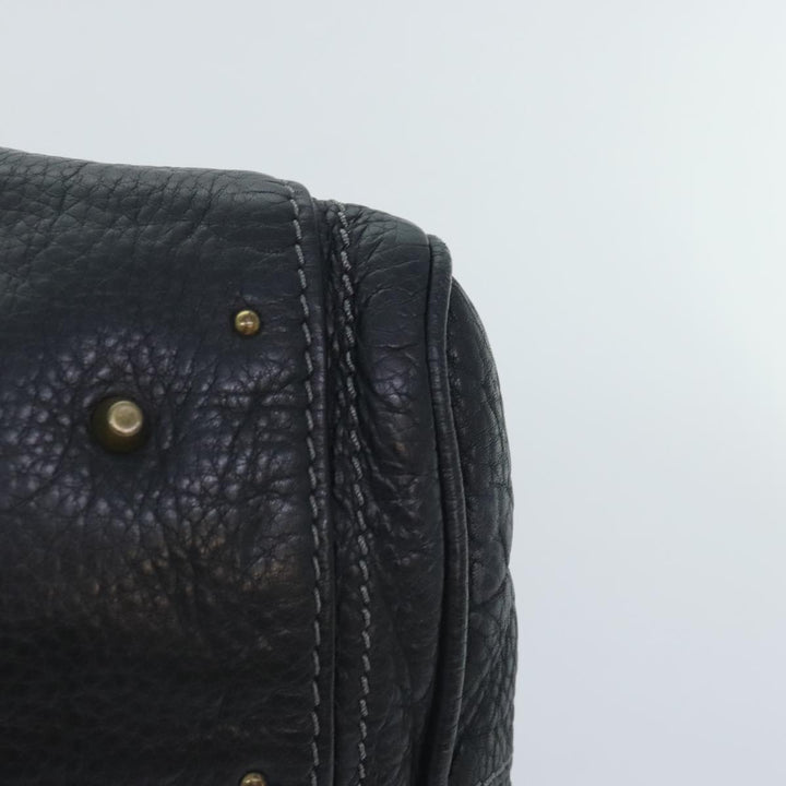Chloe Paddington Hand Bag Leather Black am6847