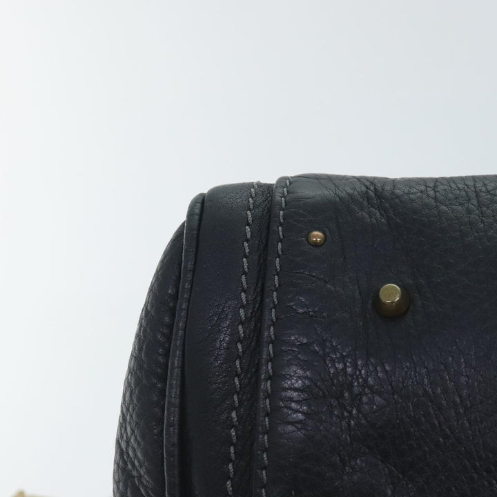 Chloe Paddington Hand Bag Leather Black am6847