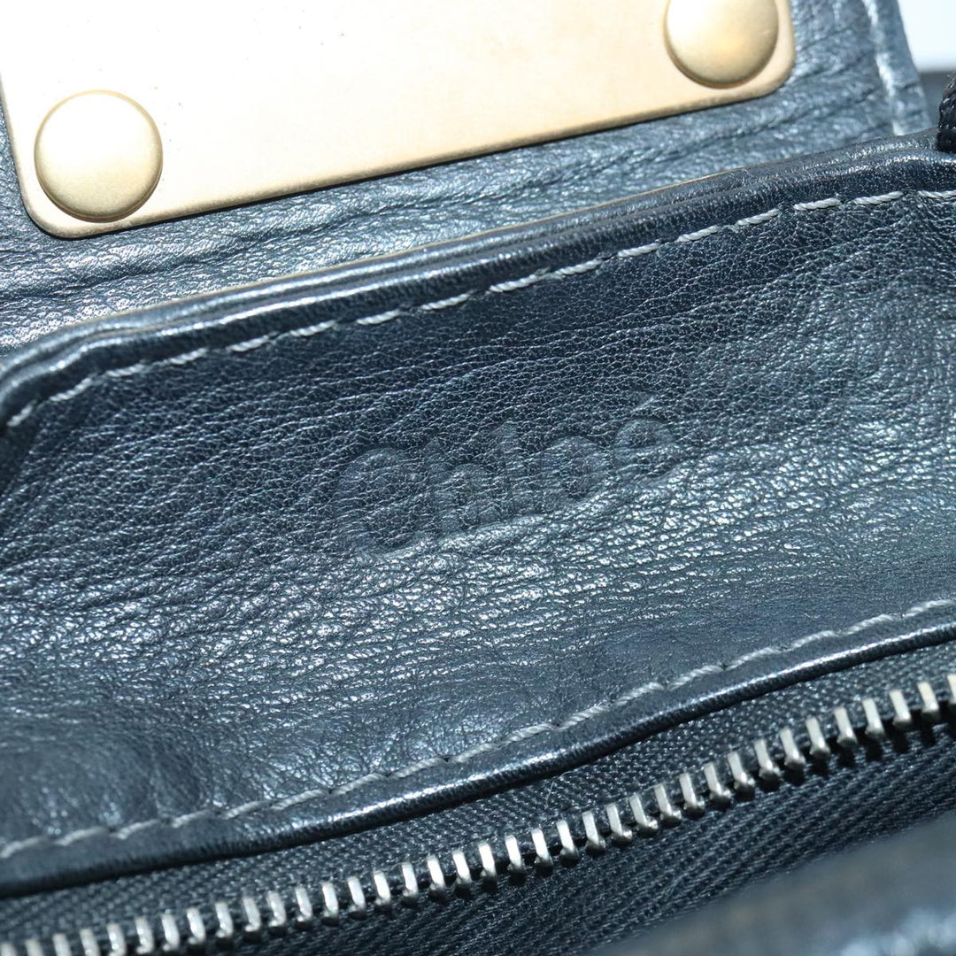 Chloe Paddington Hand Bag Leather Black am6847