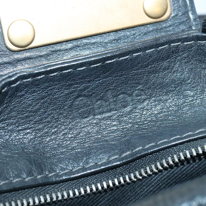 Chloe Paddington Hand Bag Leather Black am6847